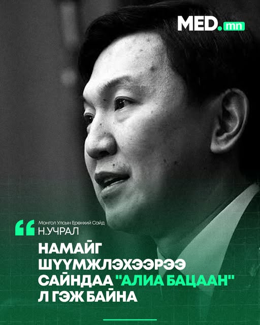Н.Учрал: Намайг шүүмжлэхээрээ сайндаа "алиа бацаан" л гэж байна
